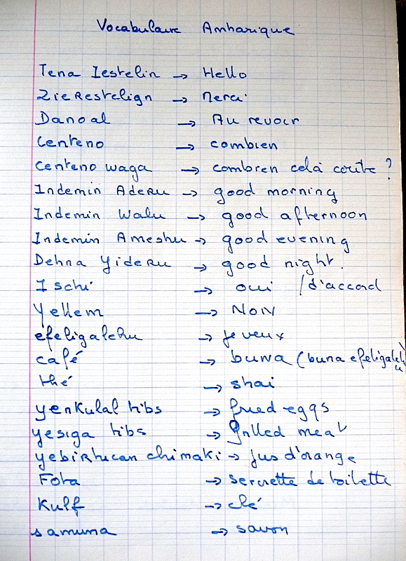 vocabulaire