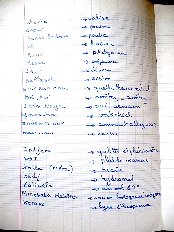 vocabulaire