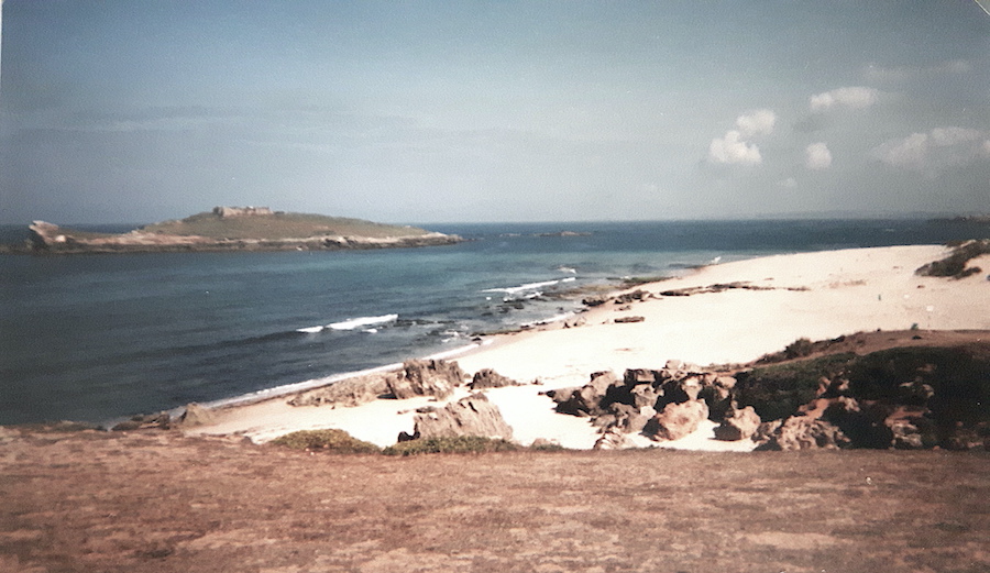 l ile de Pessegueiro en face