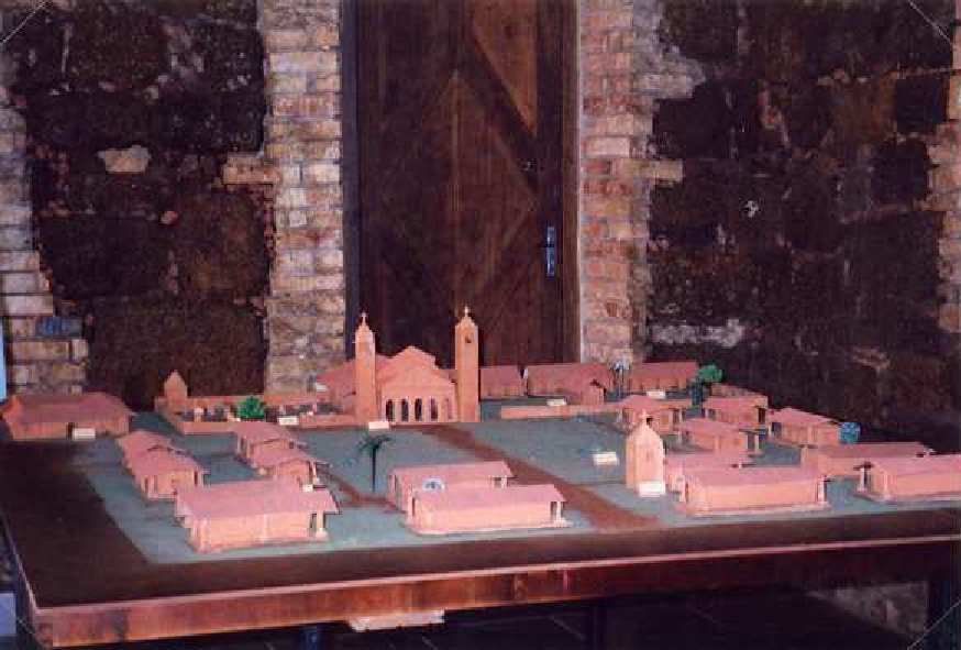 maquette d'une mission jesuite maquette
