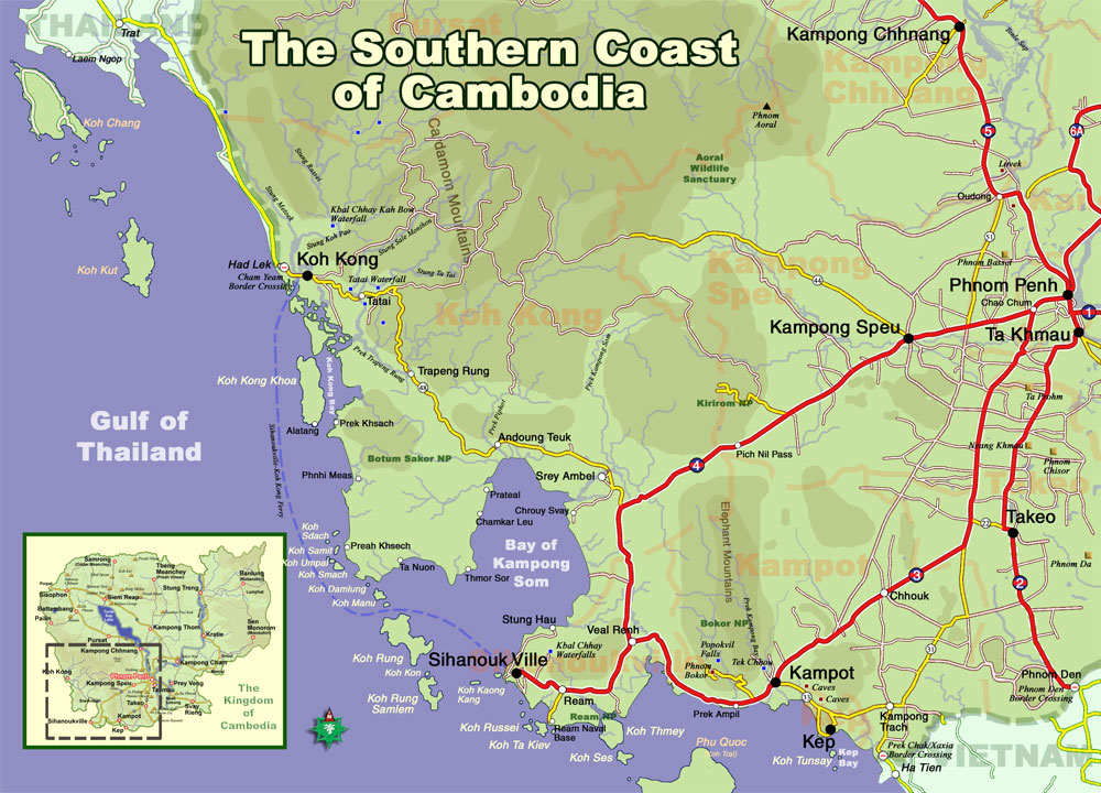 carte des routes