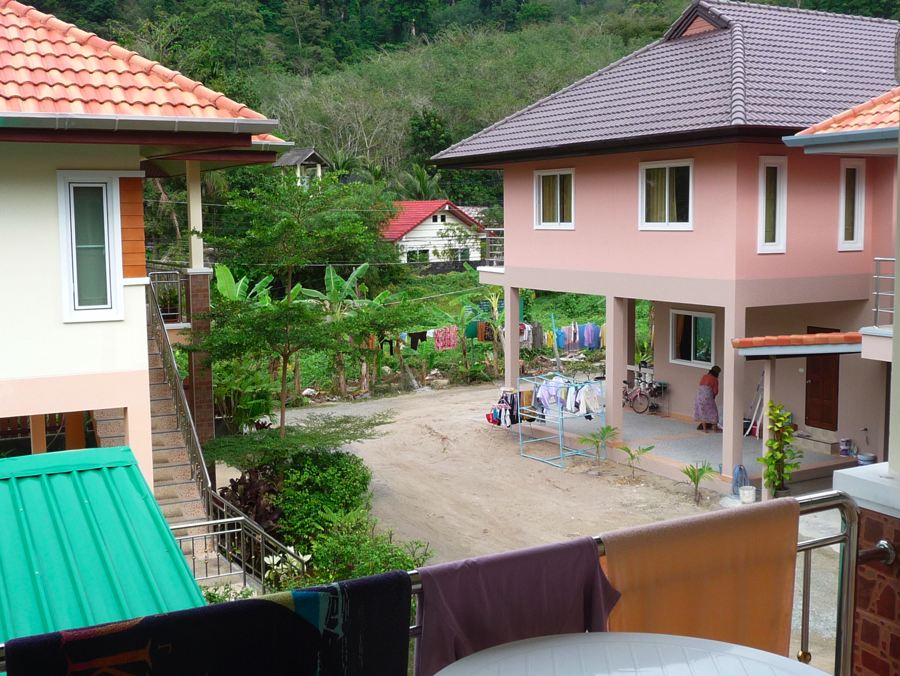 Phuket - Kamala - la vue de la maison