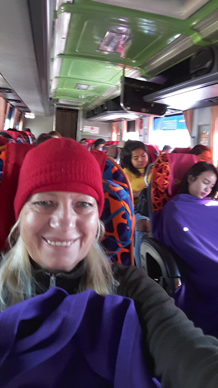 Dans le bus de Nakhon Ratchasima à Bangkok