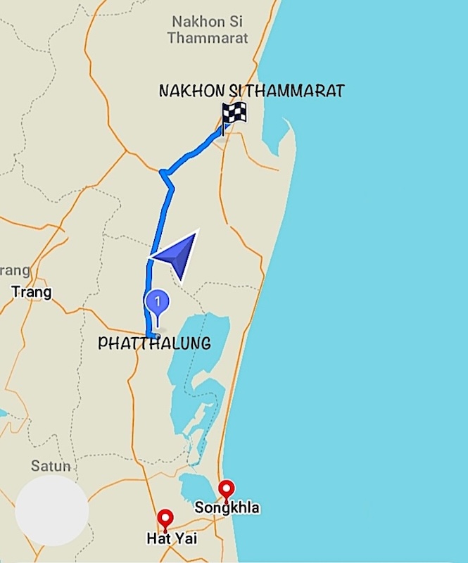 De Phatthalung à Nakhon Si Thammarat