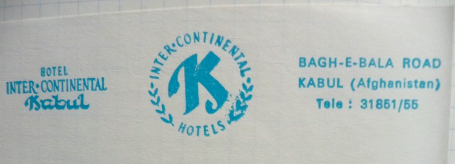 l'hotel Intercontinental de Kabul