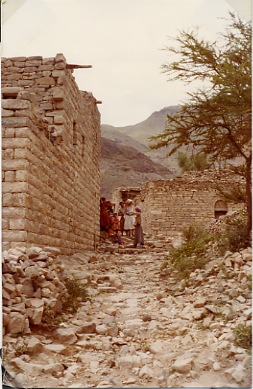 rue de Zebib au Yemen en 1977