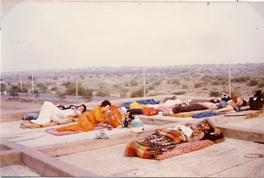 dormir sur le toit au Yemen en 1977