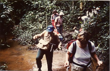 Traverser un marigot